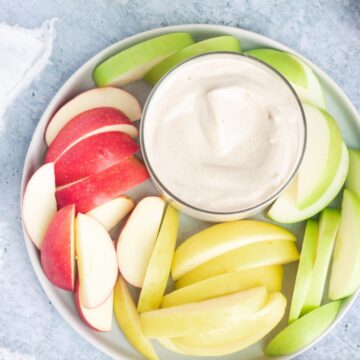 vegan creamy fruit dip