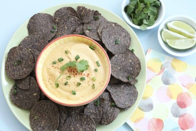 Vegan Warm Nacho Dip (nut-free)