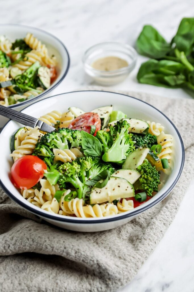 Creamy Vegan Broccoli Pasta Salad
