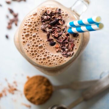 Healthy Chocolate Mocha Smoothie