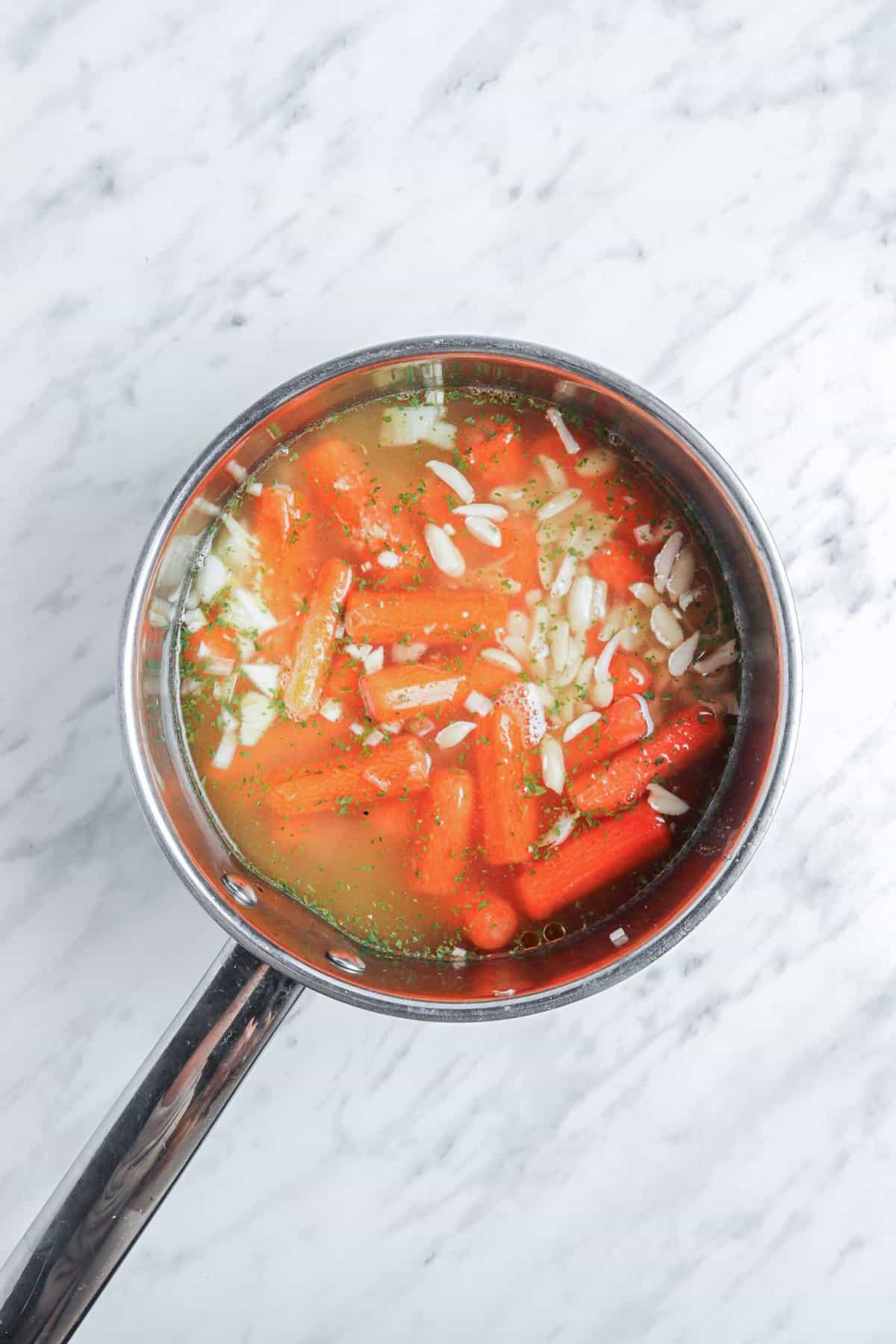 Making Vegan Carrot Ginger Soup