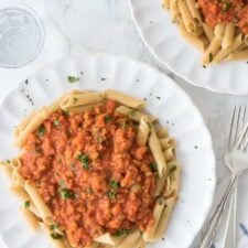 Vegan Chickpea Bolognese Pasta-image