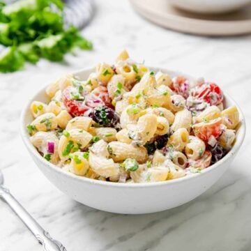 Vegan Summer Macaroni Pasta Salad