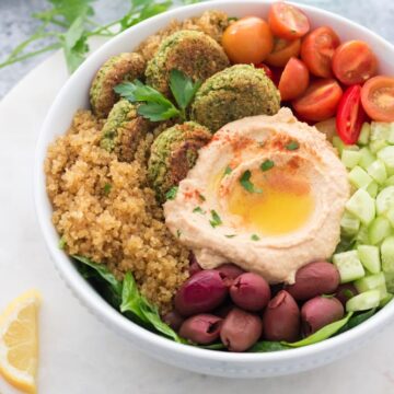 Gluten-Free Vegan Falafel Bowls