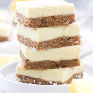 Frozen Lemon Bars Vegan Nut-Free Gluten-Free
