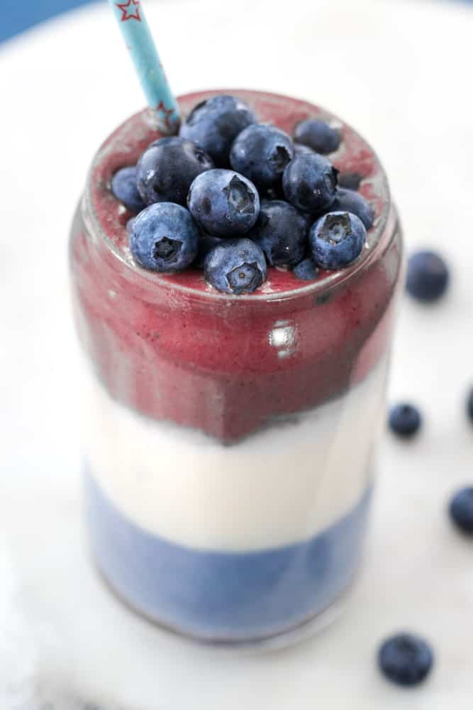 Red White and Blue Smoothie