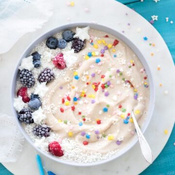 Birthday Cake Smoothie Bowl