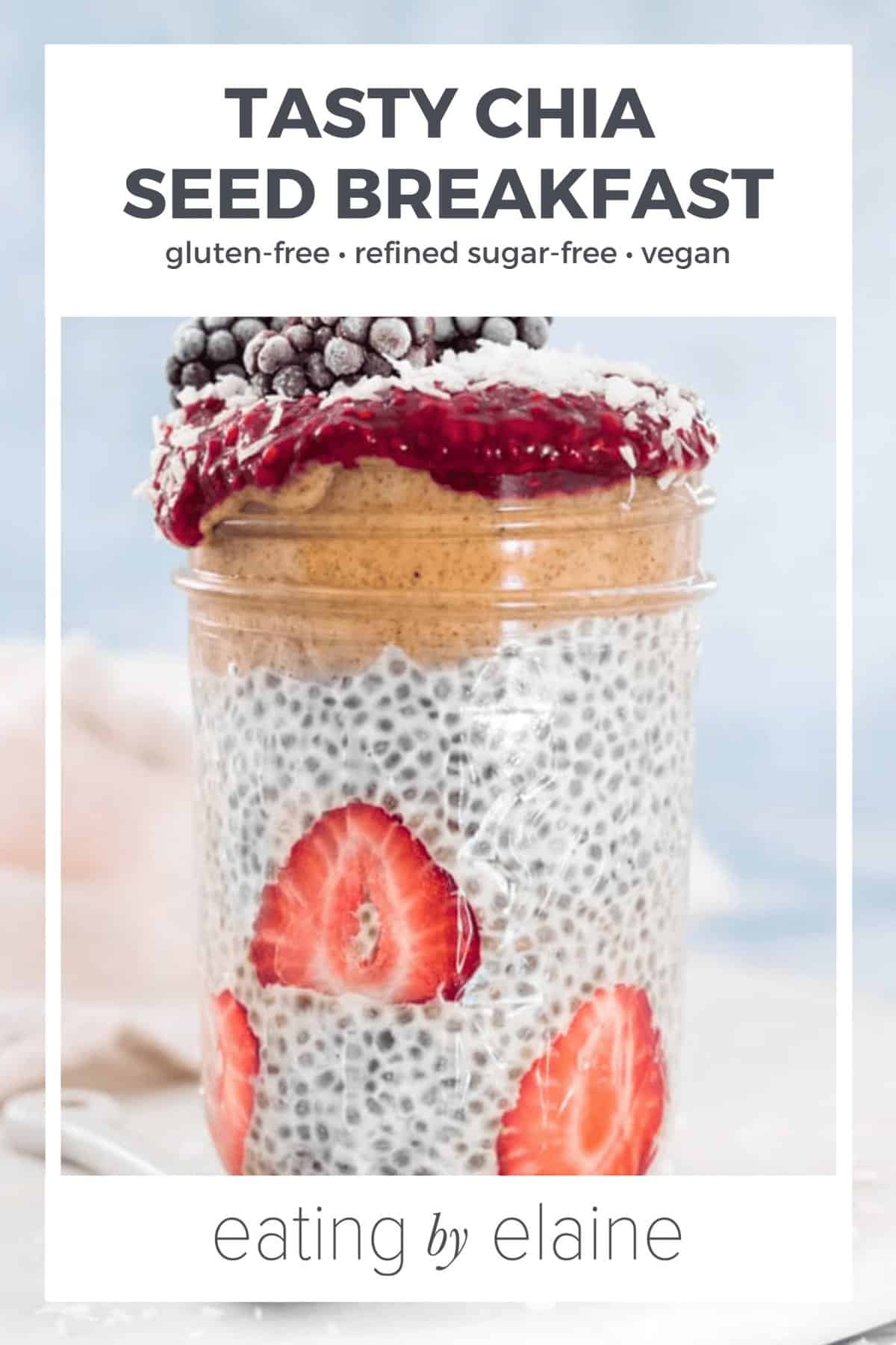 Chia Seed Breakfast Bowls or Parfaits Eating by Elaine