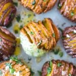 Mini Hasselback Potatoes