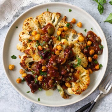 Cauliflower Chickpea Marbella
