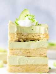 Gluten-Free and Vegan Key Lime Pie Bars