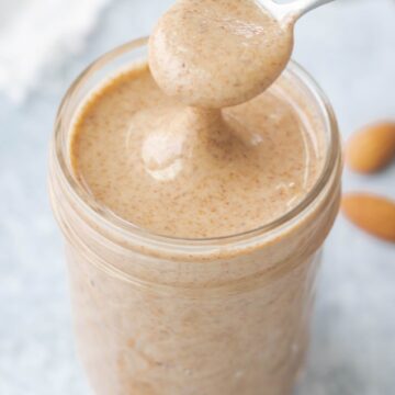 Homemade Raw Creamy Almond Butter