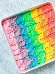 Vegan Gluten-Free Rainbow Sheet Cake