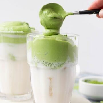 Whipped Matcha Dalgona