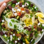 Vegan Mediterranean Quinoa Bowl