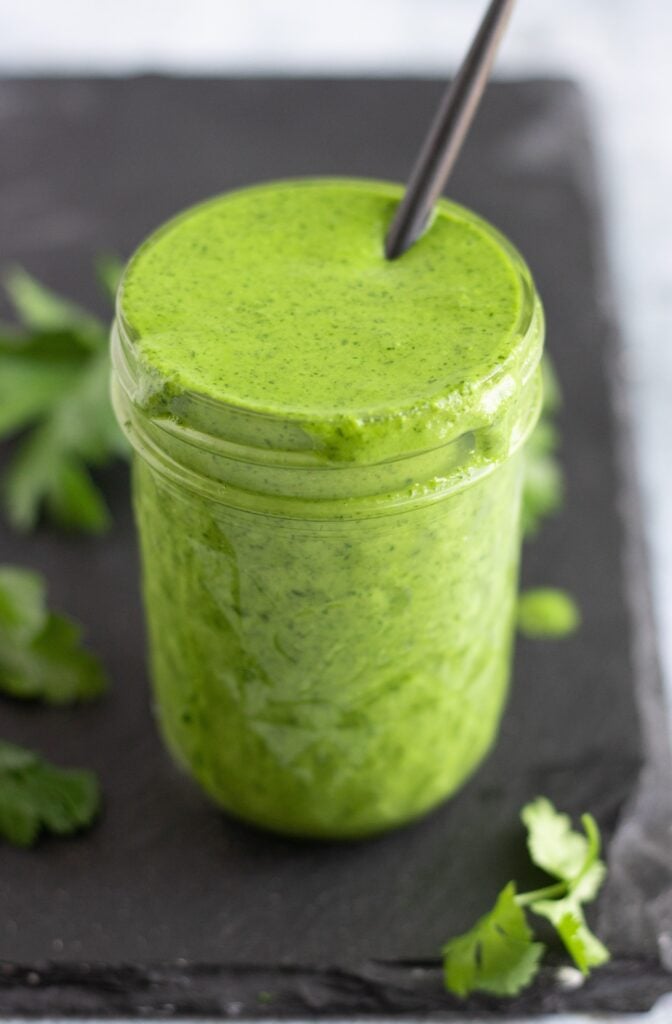 spicy chimichurri sauce