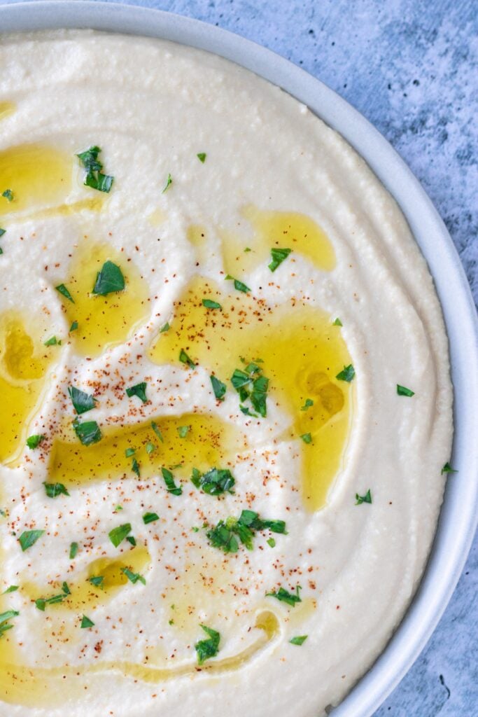 easy creamy hummus