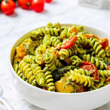 Vegan Grilled Veggie Pesto Pasta
