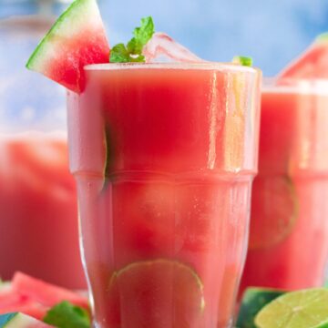 Watermelon Mint Lime Aqua Fresca