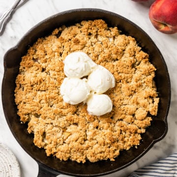Gluten-Free Vegan Peach Cobbler