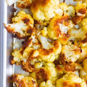 Crispy Oven Roasted Cauliflower