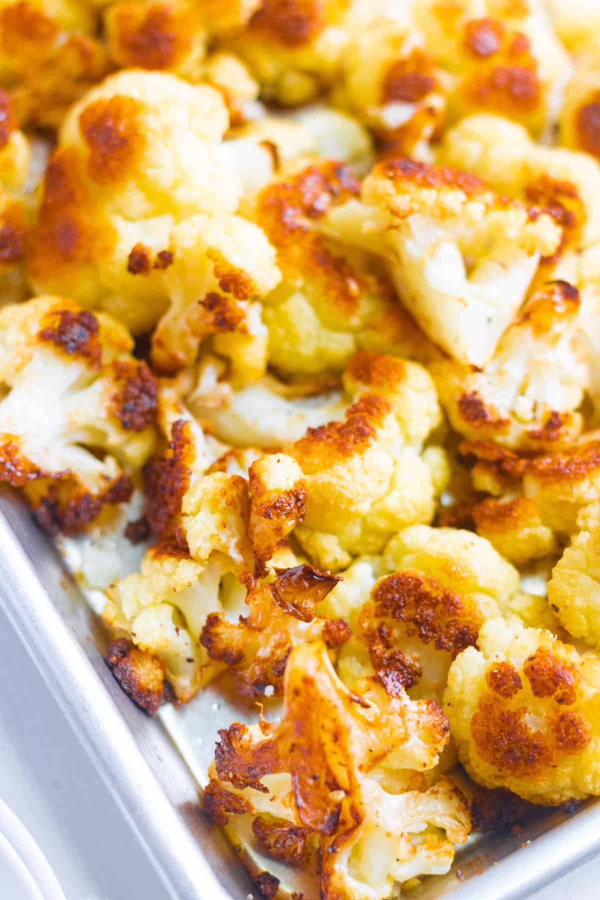 Crispy Oven Roasted Cauliflower