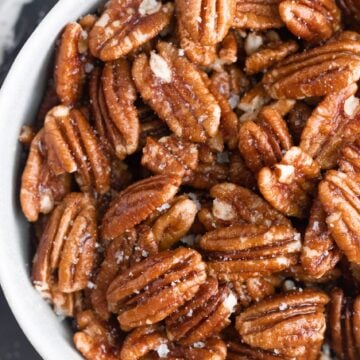 maple candied pecans