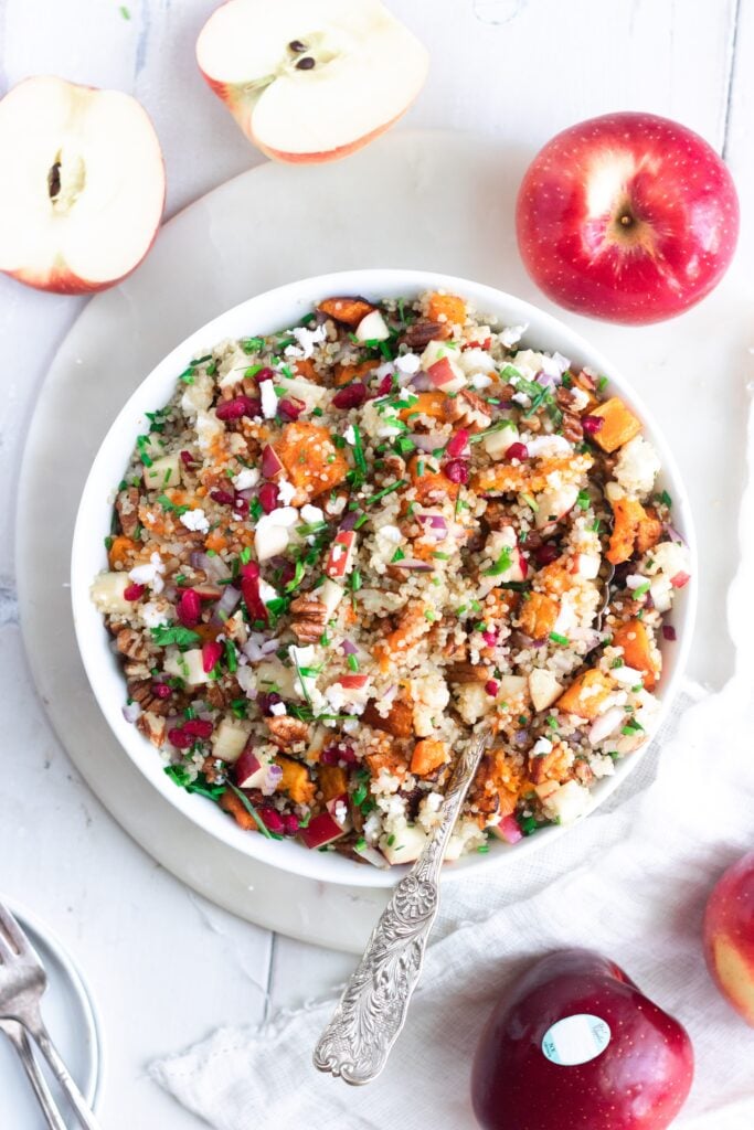 Fall Apple Quinoa Salad