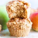Vegan Apple Streusel Muffins