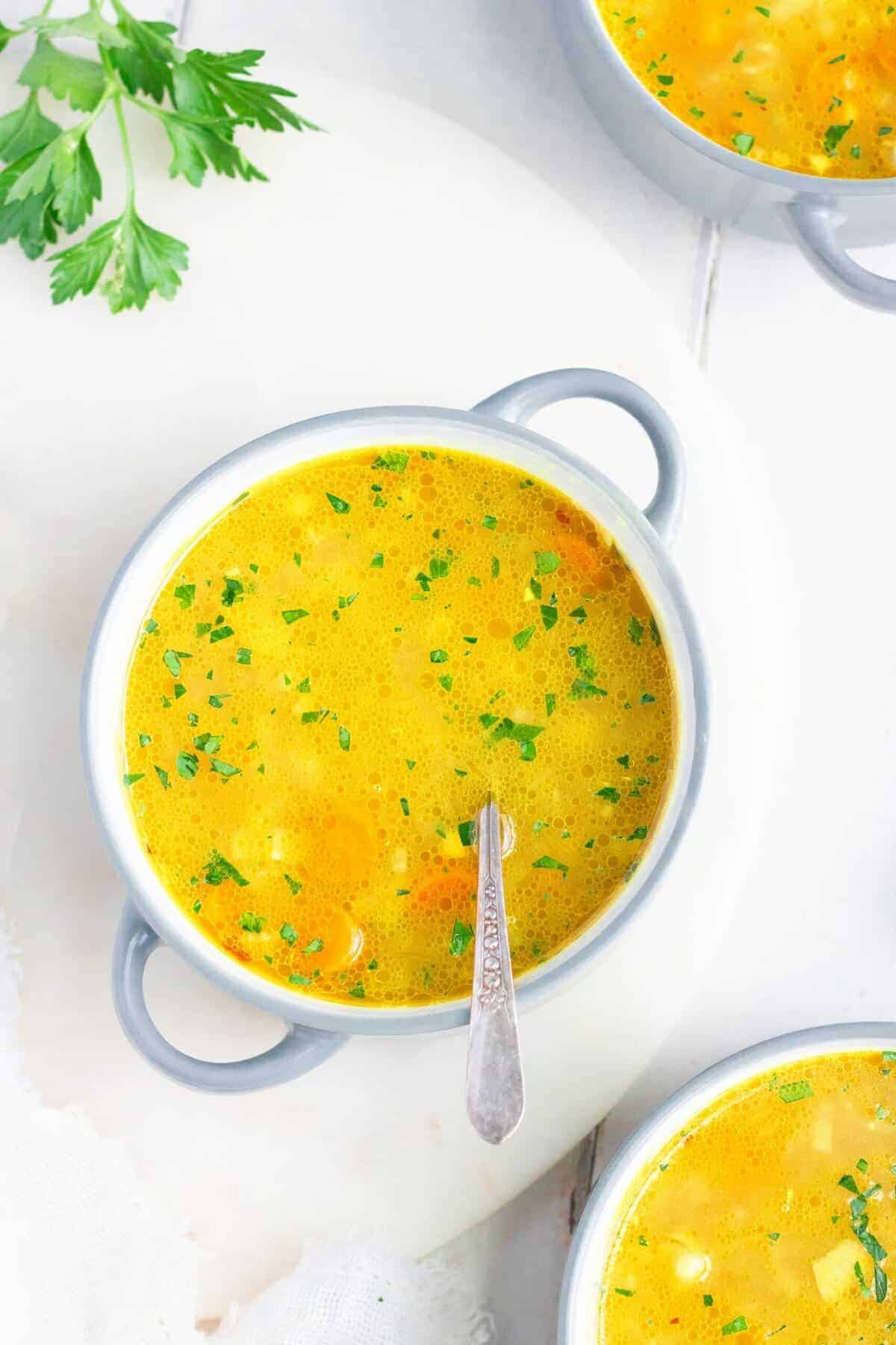 Vegan Chickpea Soup for the Soul