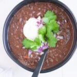 Easy Vegan Black Bean Soup