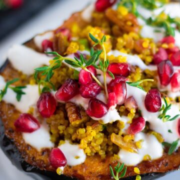 Vegan Acorn Squash Entree