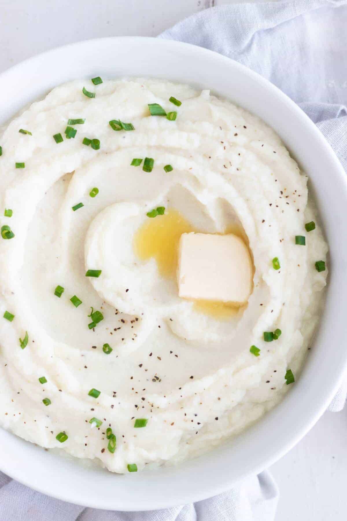 Vegan Mashed Cauliflower