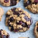 Cranberry & Chocolate Chunk Oatmeal Cookies
