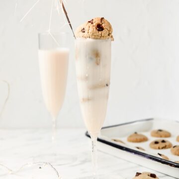 Midnight Mini Cookies and Milk for New Year's Eve
