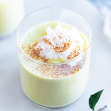 Vegan Turmeric Eggnog