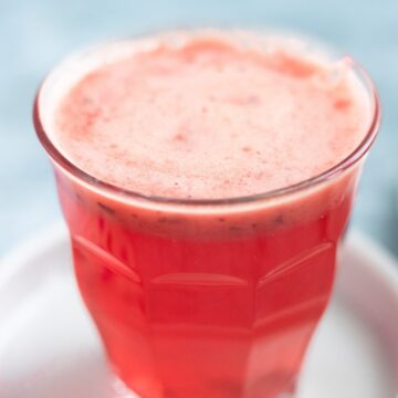 Fresh Homemade Cranberry Apple Juice