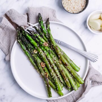 Quick Asparagus with Garlic