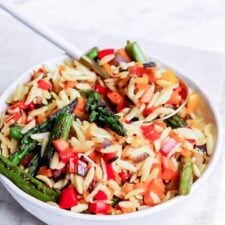 Orzo with Sauteed Veggies-image