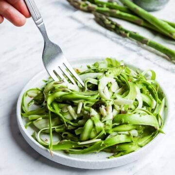 Vegan Asparagus Ribbon Salad
