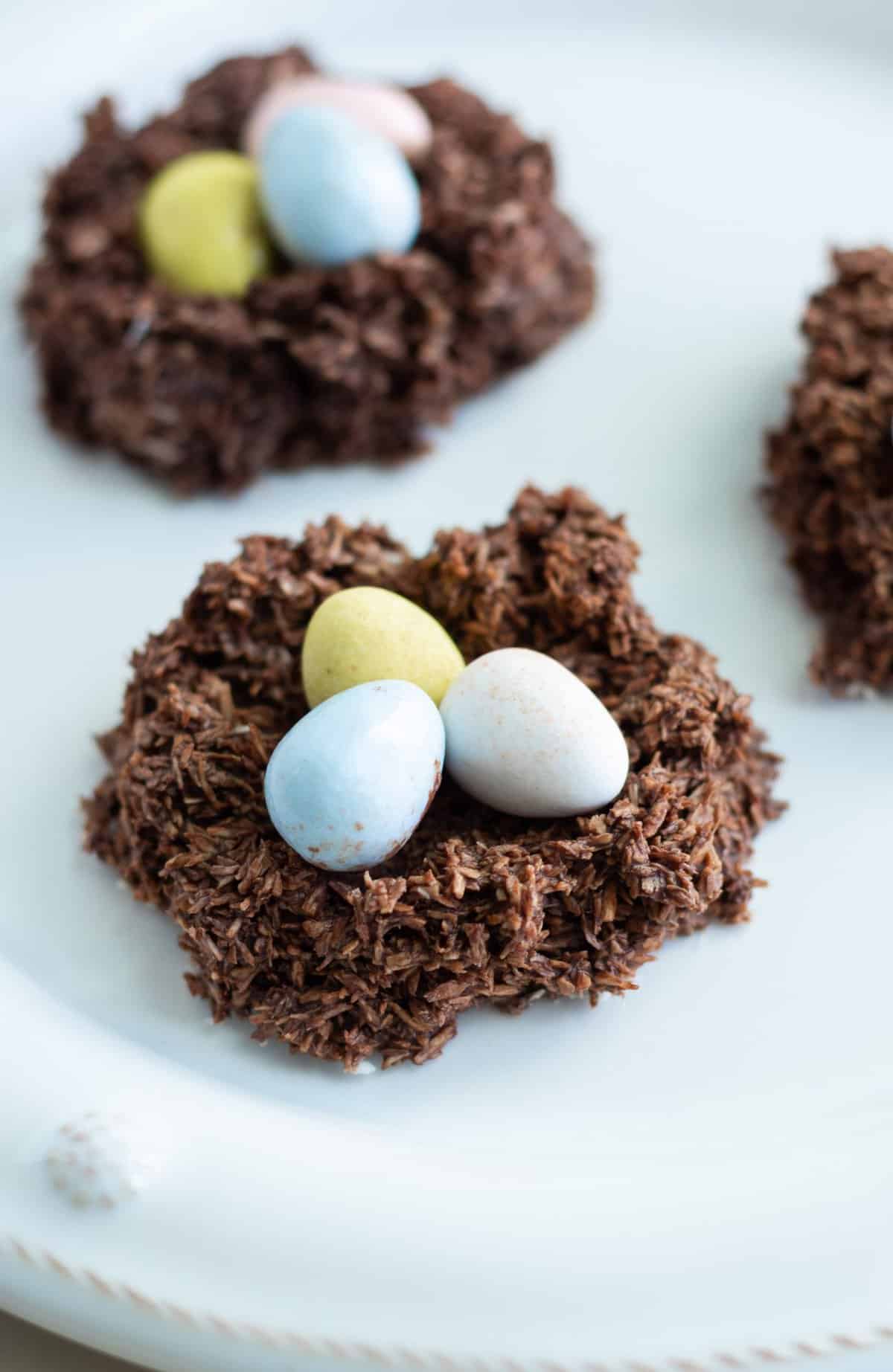 No-Bake Easter Nest Cookies