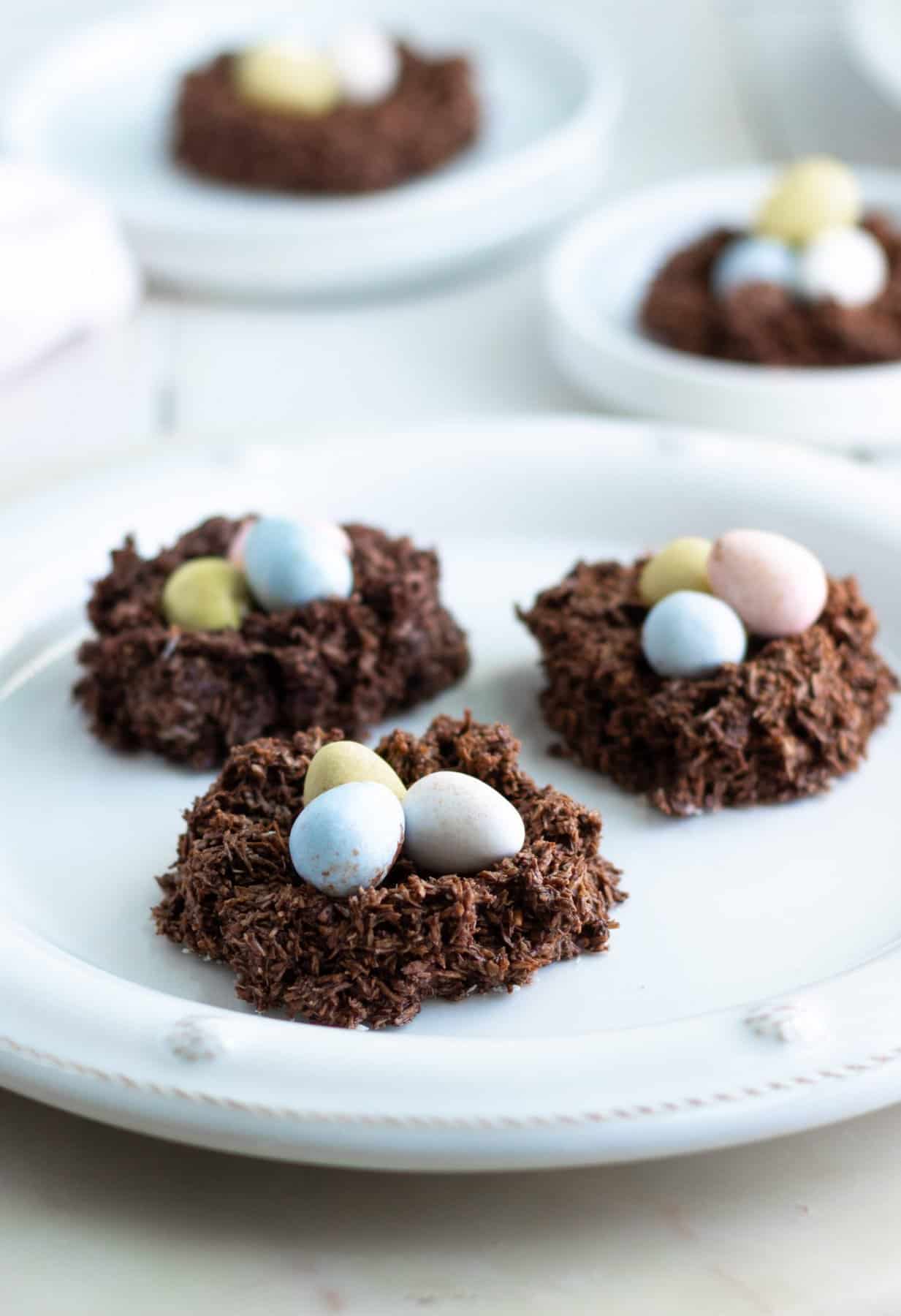 Easy Vegan Nest Cookies