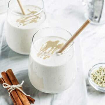 Cinnamon Vanilla Protein Smoothie