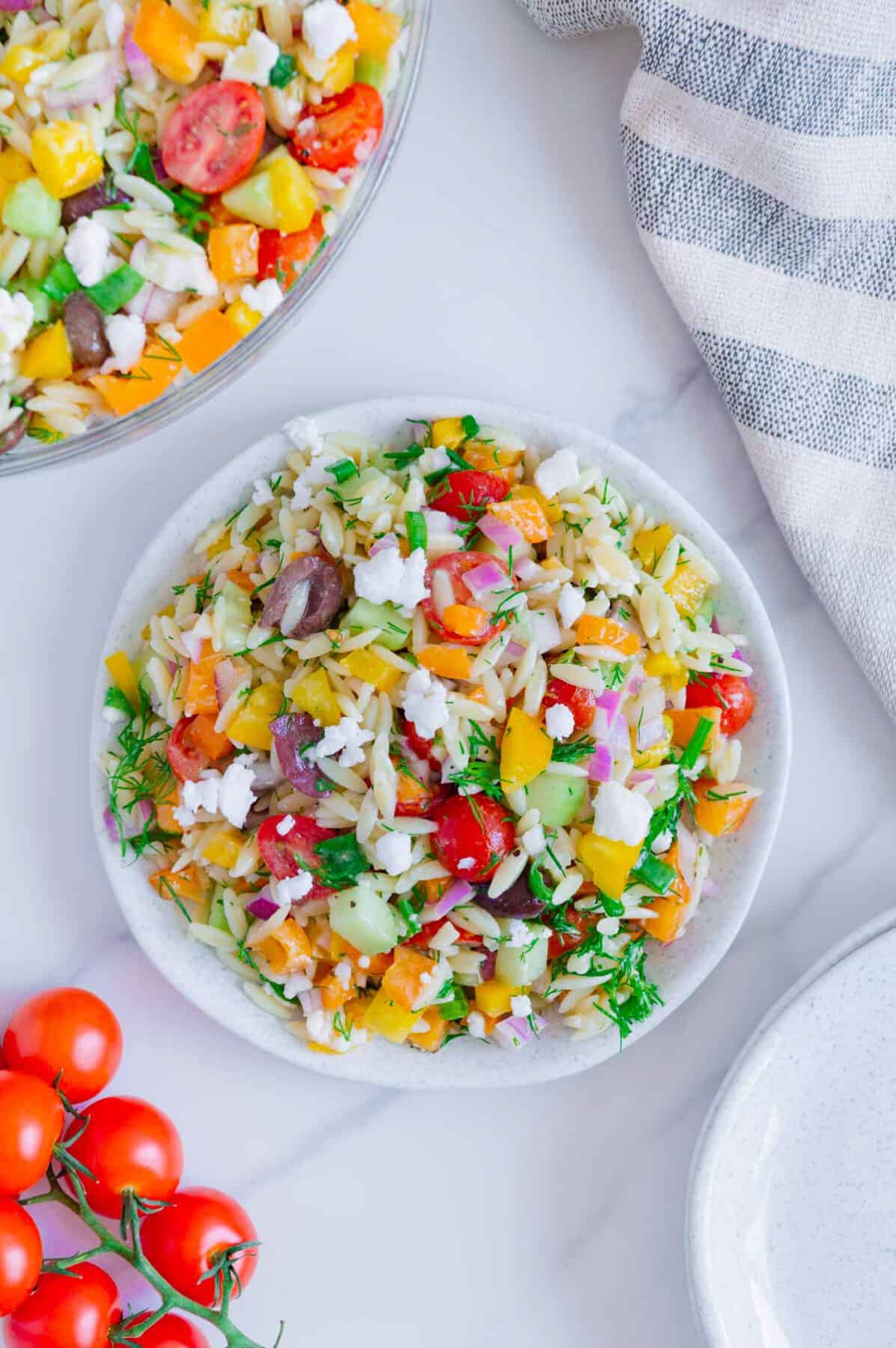 Greek Orzo Salad Recipe