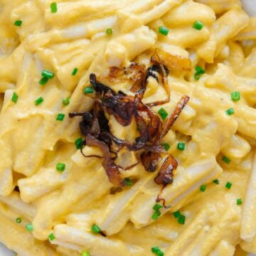 Butternut Squash Pasta Sauce with Caramelized Onions