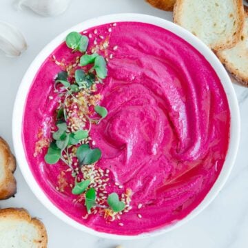 Blender Beet Hummus