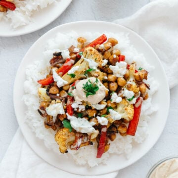 Easy Sheet Pan Shawarma Bowl