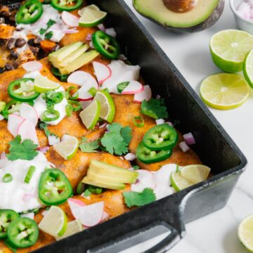 Weeknight Vegan Enchiladas