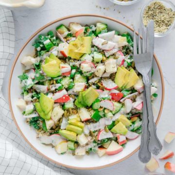 Vegan Protein Kale Salad