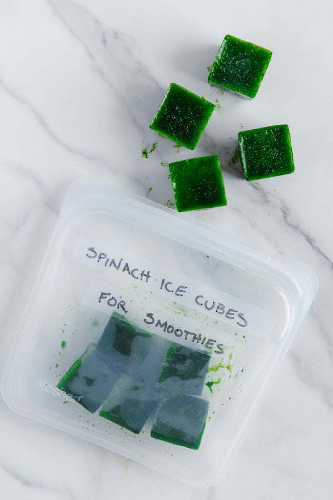 How to Meal Prep Spinach for Smoothies